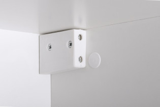 ASM Meble - Regal za dnevni boravak Switch XIII 330 cm LED - bijela/wotan