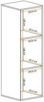 ASM Meble - Viseći element Switch SW 2 - bijeli