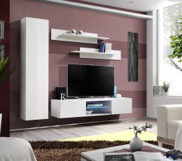 Multimedija TV regal FLY R1 210 cm LED - bijeli