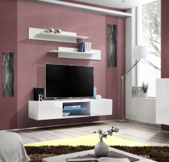Multimedija TV regal FLY 33 LED - bijeli