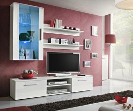 ASM Meble - Multimedija TV regal Galino E 180 cm - LED