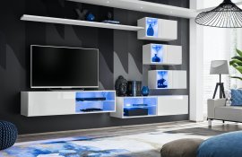 Multimedija TV regal Switch XXIV 260 cm LED - bijeli
