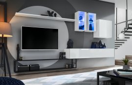 Multimedija TV regal Switch Met I - bijeli