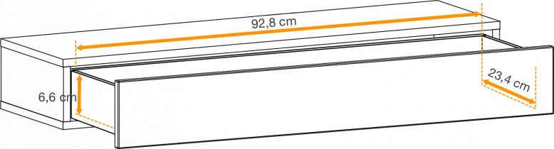 ASM Meble - Zidna element Easy tip 05