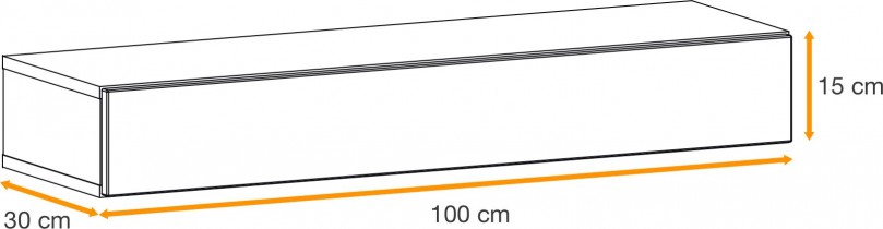 ASM Meble - Zidna element Easy tip 05