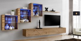 Regal za dnevni boravak Switch XX - hrast wotan