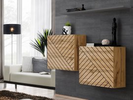 Set za dnevni boravak Switch I - hrast wotan/graphite