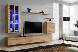Regal za dnevni boravak Switch XII 270 cm LED - wotan
