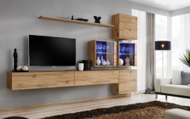 Regal za dnevni boravak Switch XIX 310 cm LED - wotan