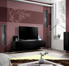 Regal za dnevni boravak FLY 30 - crna