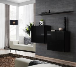 Regal za dnevni boravak Switch SB I - crna