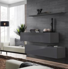Regal za dnevni boravak Switch SB II - graphite