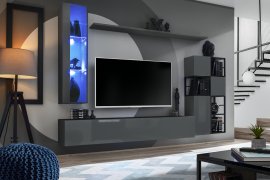 Regal za dnevni boravak Switch Met II - graphite