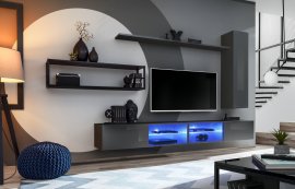 Regal za dnevni boravak Switch Met IV - graphite