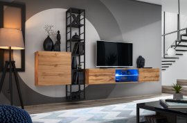Regal za dnevni boravak Switch Met VI - wotan hrast