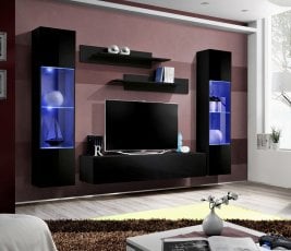 Regal za dnevni boravak FLY A3 - crna