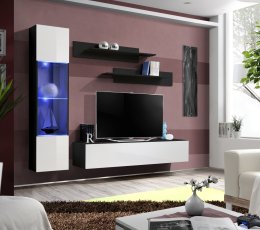 Regal za dnevni boravak FLY G3 - crna/bijela