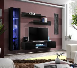 Regal za dnevni boravak FLY R2 - crna