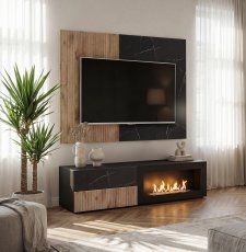 Dnevni TV regal Cannes 1-K s biokaminom