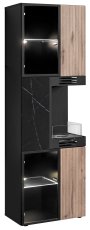 Visoka vitrina Cannes WSW-K s biokaminom