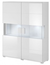 Helvetia meble - Vitrina Toledo - Bijela - 2498DW42