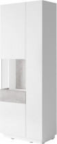 Vitrina Silke lijeva - Bijela/beton - 2484GY12