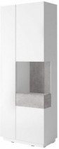 Vitrina Silke desna - Bijela/beton - 2484GY13