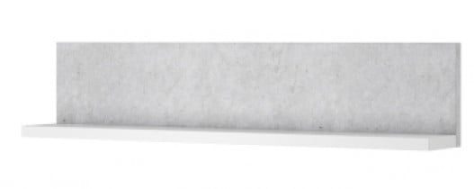 Zidna polica Bota - Bijela/Beton colorado - 2484FG01
