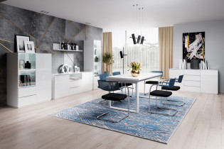 Helvetia meble - Komoda Helio 2 - Bijela - 2498JW26