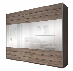 Ormar s kliznim vratima Galaxy 200 cm - San remo/tamna - 24M0EA59