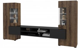 TV regal Coby - Monastery hrast/crni onyks - 24WBMB10