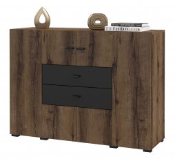 Vitrina Coby - Monastery hrast/crni onyks - 24WBMB46