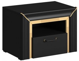 Noćni ormarić Arno - crna - 24W0LF22