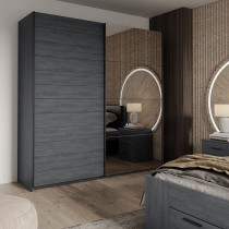 Helvetia meble - Ormar Galaxy 200 cm - carbon hrast - 24CBEA67