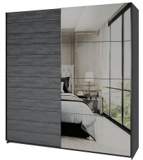 Helvetia meble - Ormar Galaxy 200 cm - carbon hrast - 24CBEA67