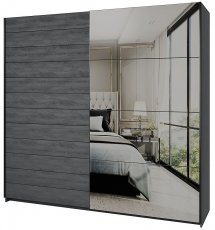 Helvetia meble - Ormar Galaxy 220 cm - carbon hrast - 24CBEA68