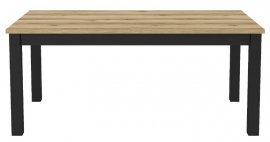 Blagovaonski stol Olin 180 cm - hrast/crna - 24NWJC94