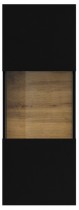 Helvetia meble - Zidni element Ava - crni onyx/wotan hrast - 24WNLM07