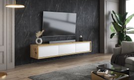 Helvetia meble - TV element Frida 3K - artisan hrast/bijela - 249AMT38