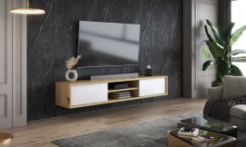 Helvetia meble - TV element Frida 2K - artisan hrast/bijela - 249AMT40