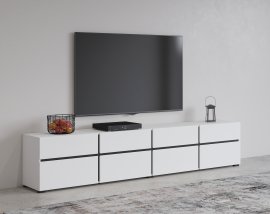 TV element Cross - bijela/bijela-crna - 249WMY40 