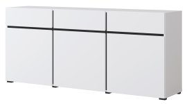 Komoda Cross - bijela/bijela-crna - 249WMY43
