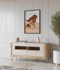 TV element Kasai - gold harbor hrast/perfect touch cashmir - 24HKMI41