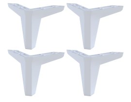 Noge za kupaonski set Laura - bijele - 3097NM80