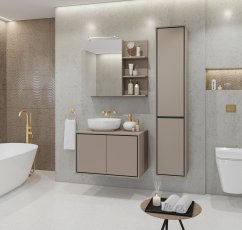 Kupaonski set Irvine - kongo-crna/kongo