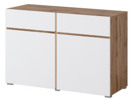 Komoda Cross - hrast votan / bijela - 24N9MY45