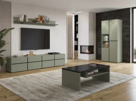 Dnevni boravak i hodnik Cross - zelena/zelena-crna