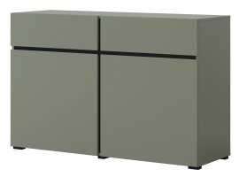 Komoda Cross - zelena/zelena-crna - 24GWMY45