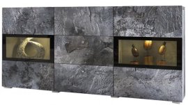 Komoda Baros - schiefer - crna - 24B0BM26