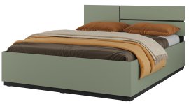 Podizni krevet Cross S - 160x200 cm - zelena/zeleno-crna - 24GWMY51